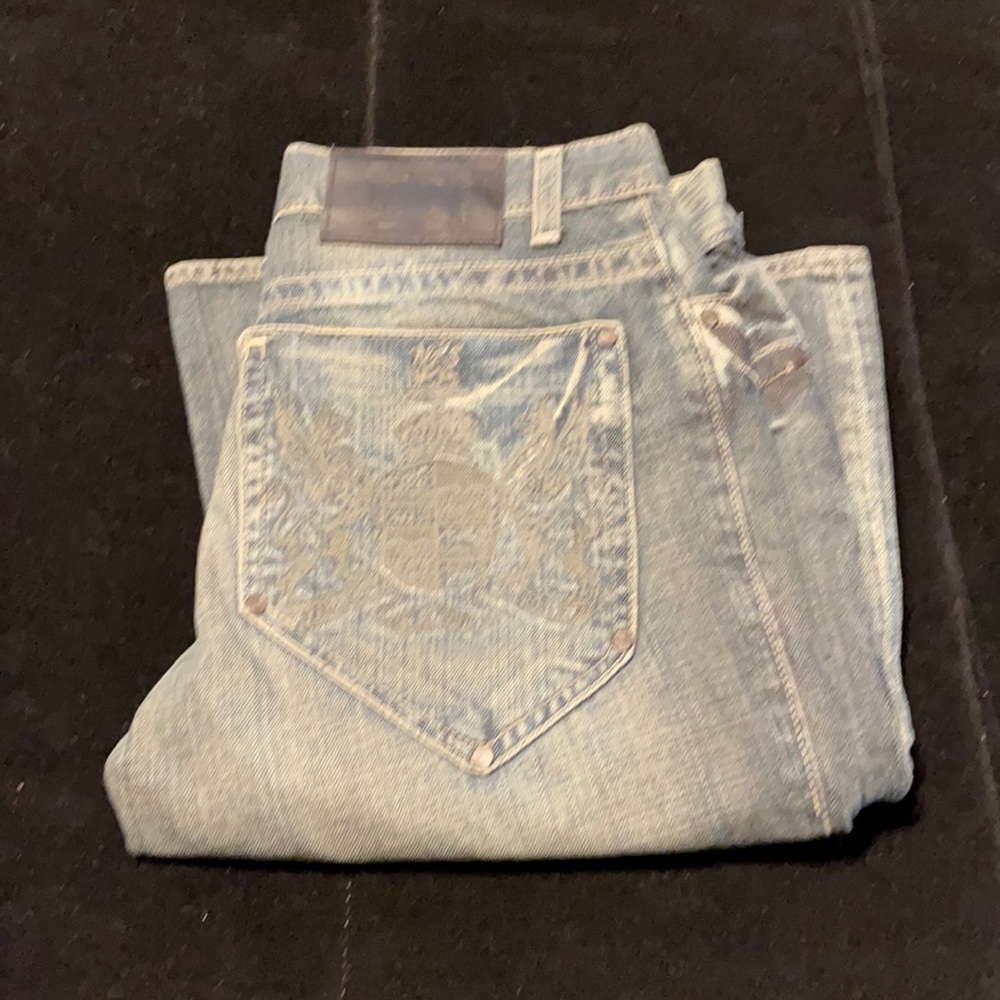 Men’s faded jeans